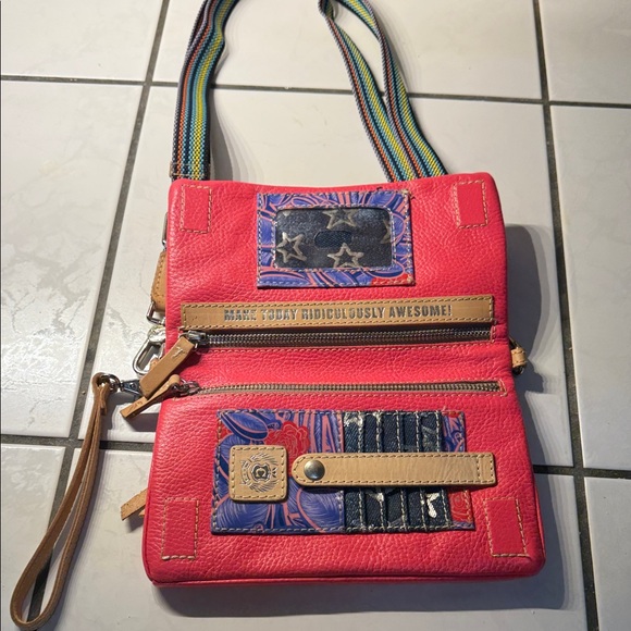 Consuela Pink leather uptown Crossbody Bag - Picture 2 of 3